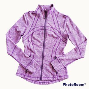Lululemon Heathered Dew berry Define Jacket Size 6